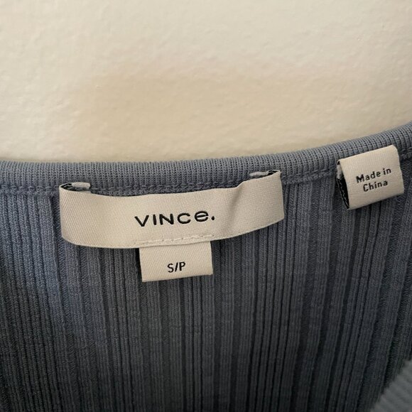 Vince Rib Sweetheart-Neck Camisole, Size S, Pre-Owned, Fair Condition - Picture 8 of 9